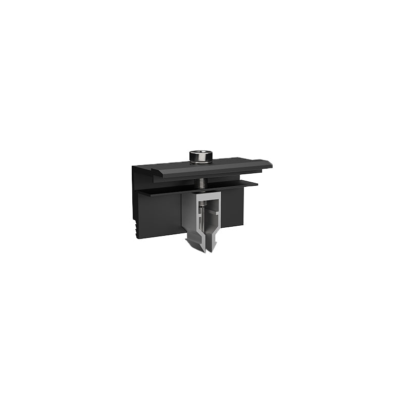 Endklemme schwarz 30-35mm Klick-System