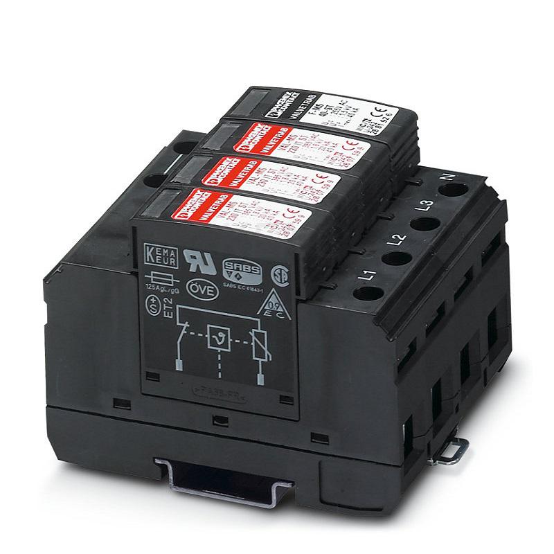 Phoenix Contact Überspannungsableiter AC T2 VAL MS 230/3+1 AC  Produktbeschreibung